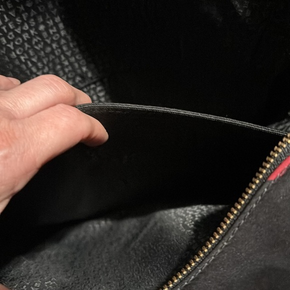 Kate Spade Black Red Floral Poppy Large Backpack Bag-pre-owned. - Picture 4 of 16